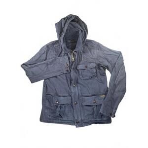Polo Ralph Lauren Men's Utility Jacket w/ Detachable Hood Corduroy Collar Large